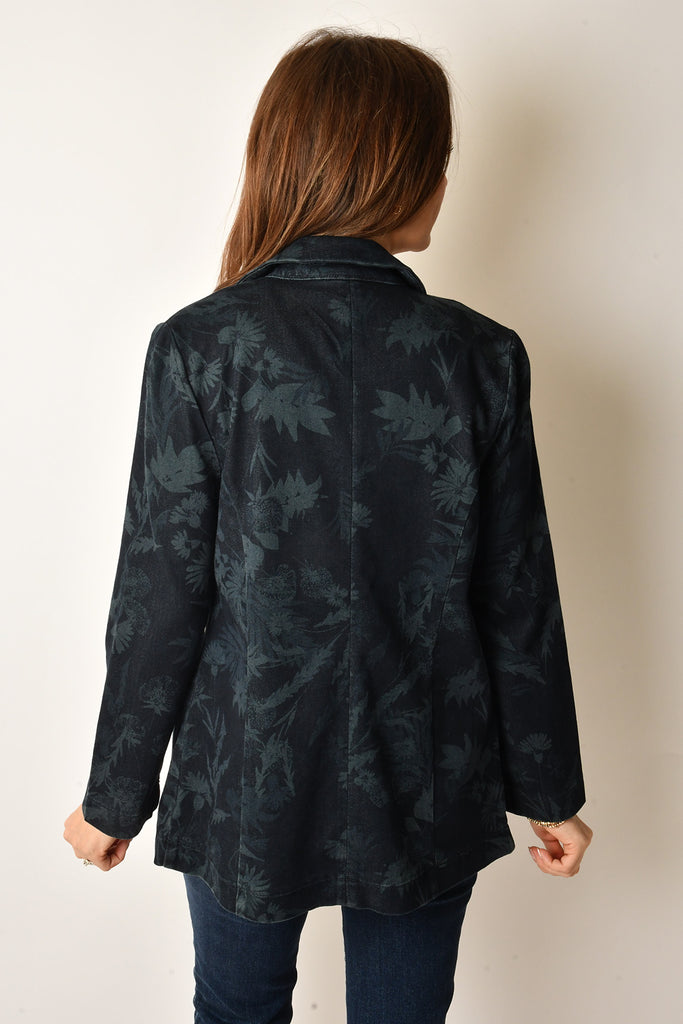 SHADOW FLORAL BLAZER