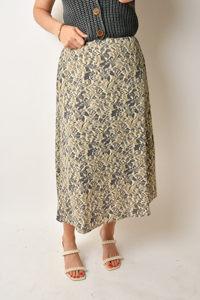 DUSK BLOOM MIDI SKIRT