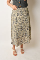 DUSK BLOOM MIDI SKIRT