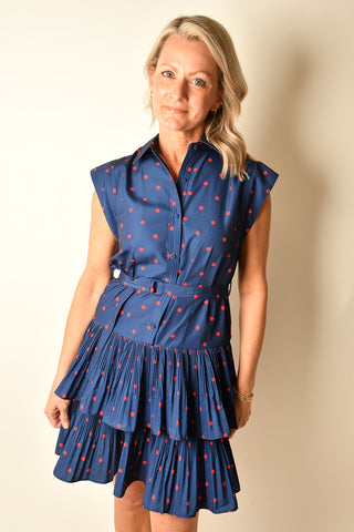 POLKADOT MINI SHIRT DRESS