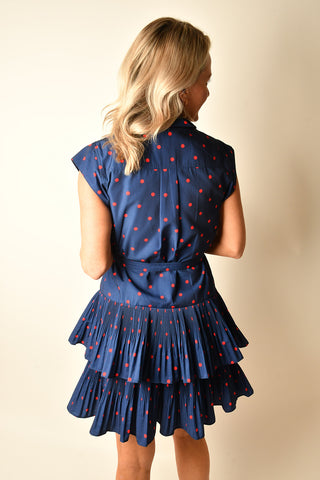 POLKADOT MINI SHIRT DRESS