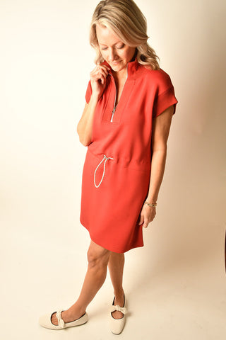 AVAYA HALF ZIP DRESS