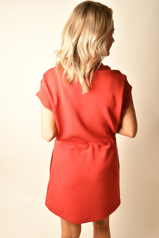AVAYA HALF ZIP DRESS