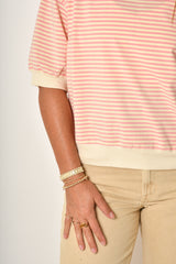 LOOSE FIT STRIPE CREW
