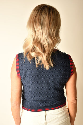 MARINA BUTTON-FRONT VEST