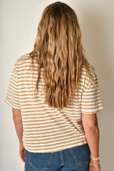 STRIPE SCOOP NECK + color