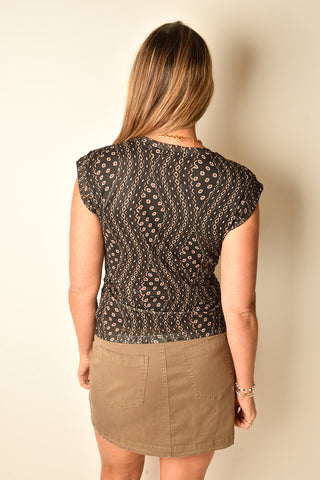 CHARISMA DOLMAN MESH TEE
