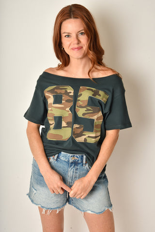85 OFF THE SHOULDER TEE
