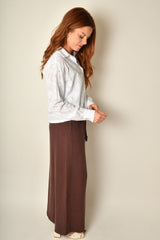 CROPPED BUTTON FRONT TOP