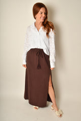 CROPPED BUTTON FRONT TOP
