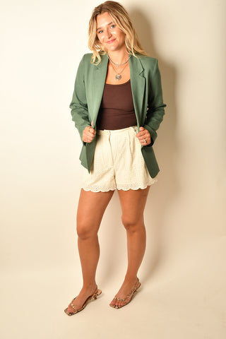EVAN LINEN BLAZER