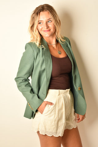 EVAN LINEN BLAZER