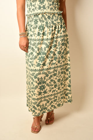 LEYA TERA PAISLEY MAXI SKIRT