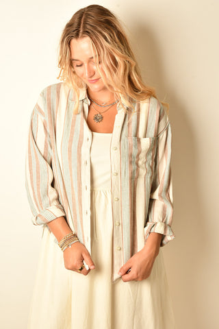 THE PERFECT STRIPE BUTTON + colors