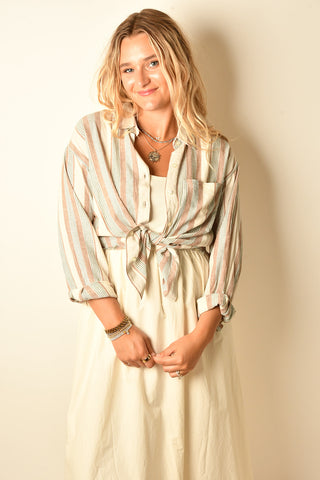THE PERFECT STRIPE BUTTON + colors