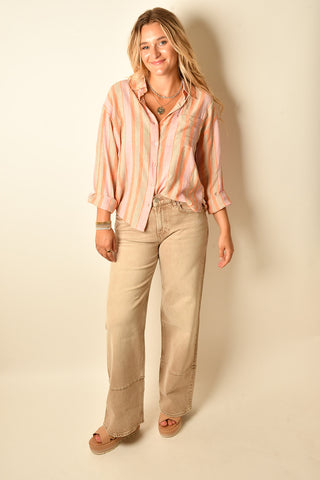 THE PERFECT STRIPE BUTTON + colors