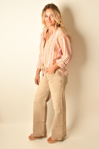 THE PERFECT STRIPE BUTTON + colors