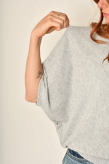 CENTER SEAM RIB DOLMAN TOP