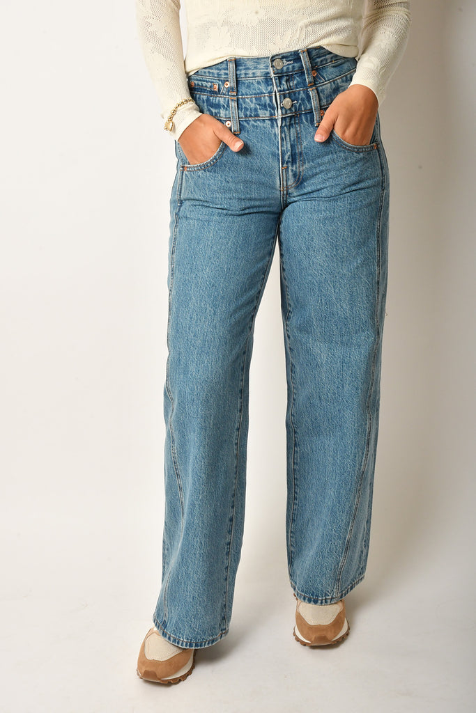 CALEB STACKED WAIST JEAN