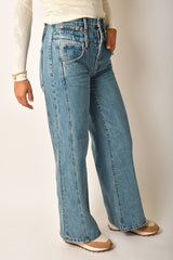 CALEB STACKED WAIST JEAN