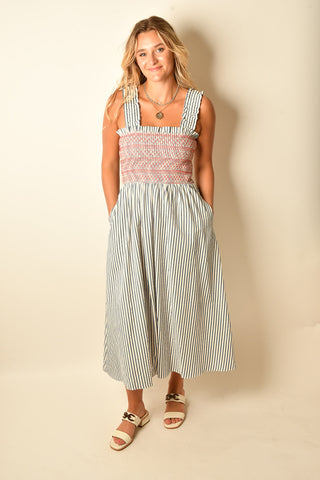 STRIPED SUMMERTIME DRESS