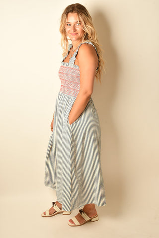 STRIPED SUMMERTIME DRESS