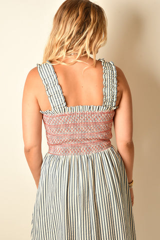 STRIPED SUMMERTIME DRESS