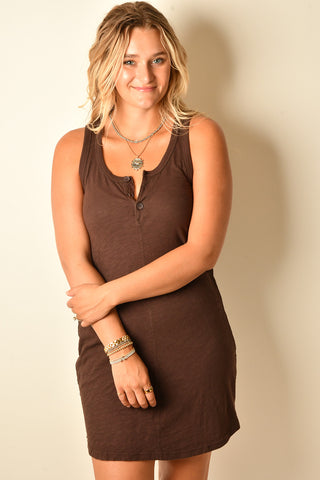 HENLEY TANK DRESS
