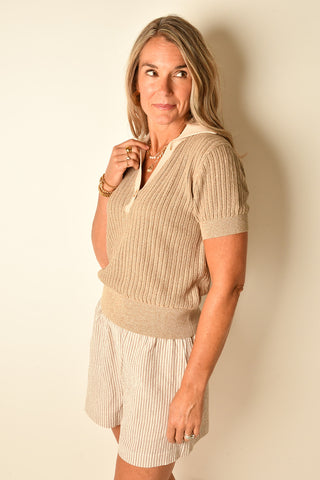 PERRINE KNIT POLO