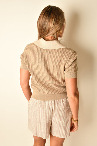 PERRINE KNIT POLO