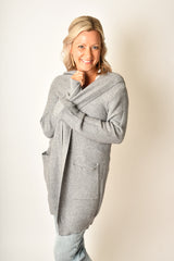 RIBBED OPEN CARDI - 3 COLORS