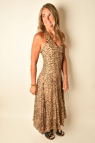 MYRA CHEETAH DRESS