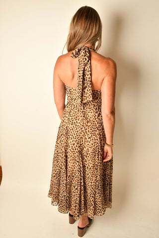 MYRA CHEETAH DRESS