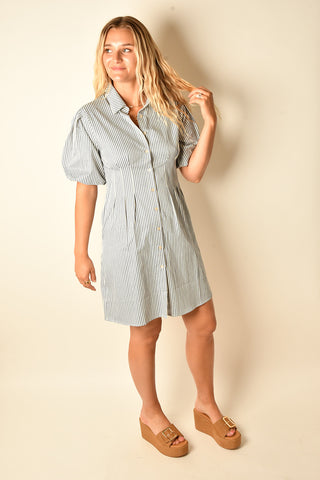 JACQUELINE BUBBLE SLEEVE DRESS