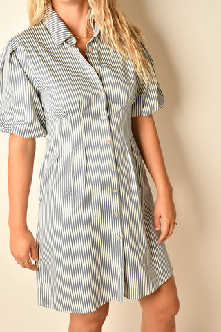 JACQUELINE BUBBLE SLEEVE DRESS