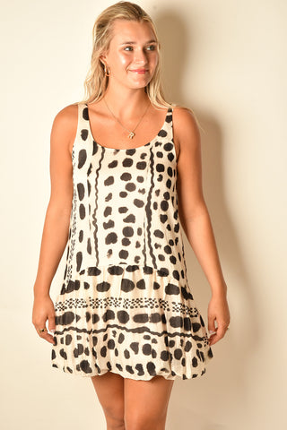 ABSTRACT SHORT DRESS