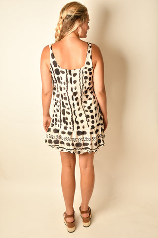 ABSTRACT SHORT DRESS