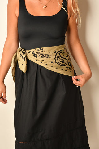 VINTAGE PAISLEY SQUARE SCARF