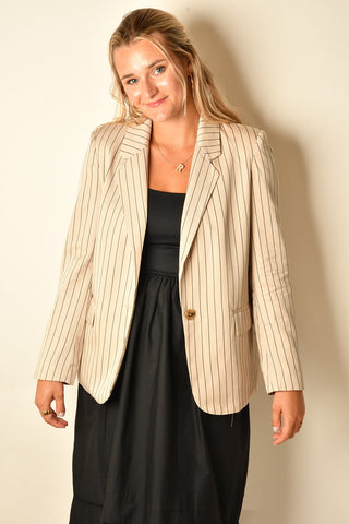 EVAN STRIPED BLAZER