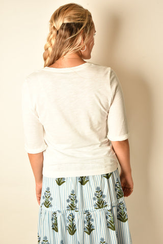 DOLCE NOTCH NECK TEE