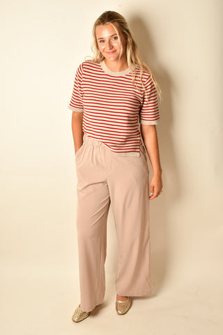 STRIPE SWEATER TEE