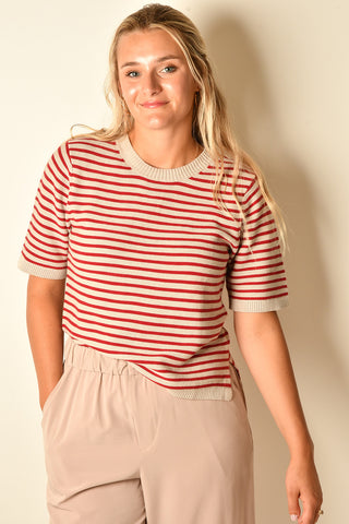 STRIPE SWEATER TEE