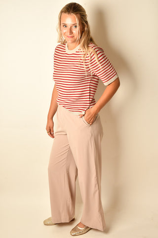 STRIPE SWEATER TEE