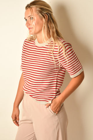 STRIPE SWEATER TEE