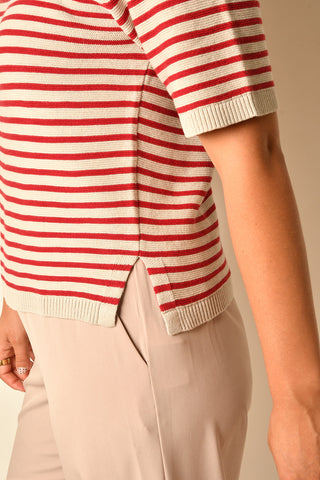 STRIPE SWEATER TEE