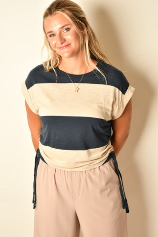 ALL DAY RUCHED TEE