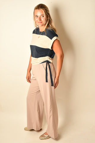 ALL DAY RUCHED TEE
