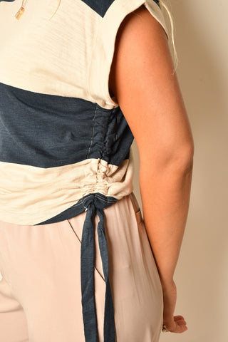 ALL DAY RUCHED TEE