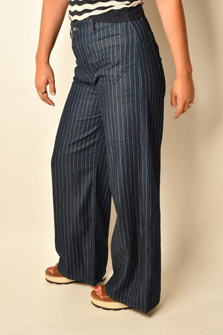 MARINE FULL LENGTH JEAN LUNA STRIPE