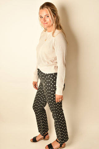 SOLEIL OPEN STITCH SWEATER